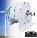 12000W Low RPM Permanent Magnet Generator 12V 24V 48V 120V 220V, Free Energy Gearless Permanent Magnet Generator Motor DIY for Wind Turbine Water Turbine,12V