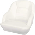 Bucket Pontoon Boat Seat (White/Blue)